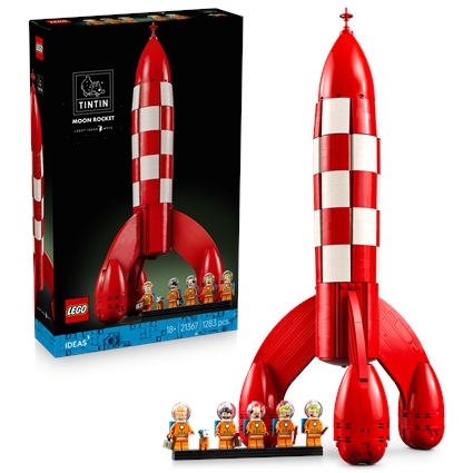 Tintin Moon Rocket