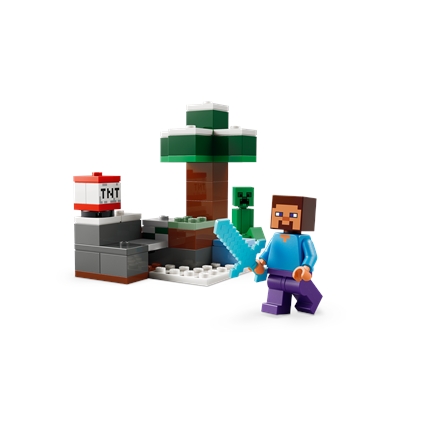 Aventura do Steve na Taiga