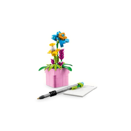 Typewriter with Flowers