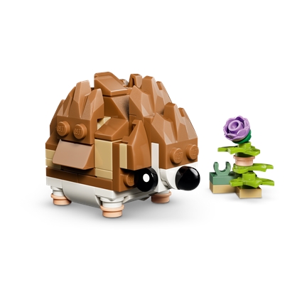 Cute Hamster with a Flower