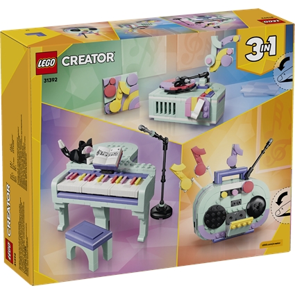 Music Decor Piano with Cat