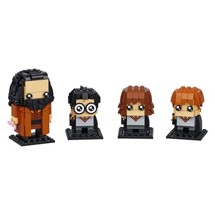 Harry, Hermione, Ron e Hagrid