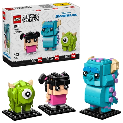 Sulley, Mike and Boo Figures