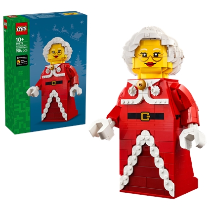 Minifigura Aumentada de Mãe Natal