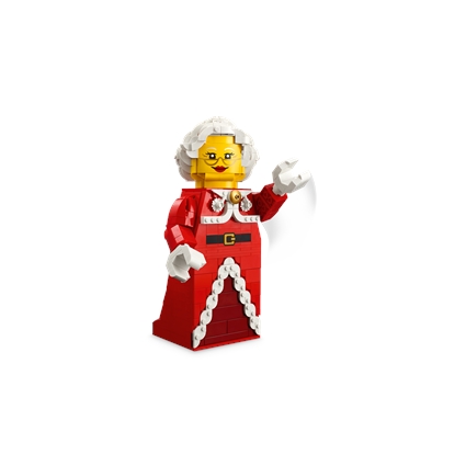 Minifigura Aumentada de Mãe Natal