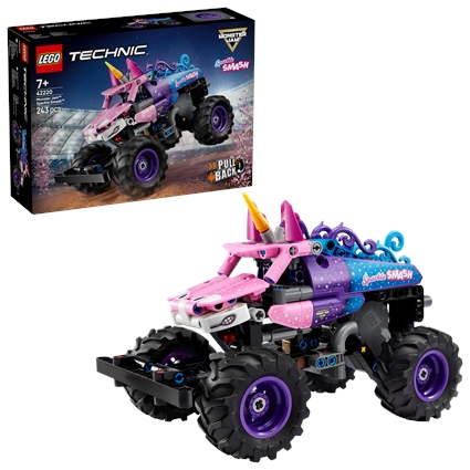 Monster Jam Sparkle Smash Pull-Back