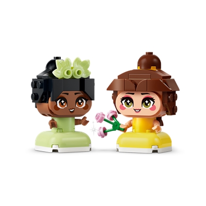 Mini Belle and Tiana with Castle