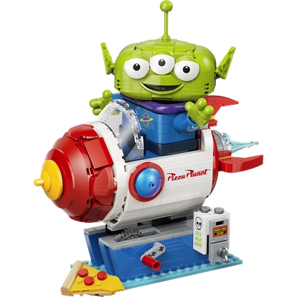 Extraterrestre com Foguetão do Pizza Planet