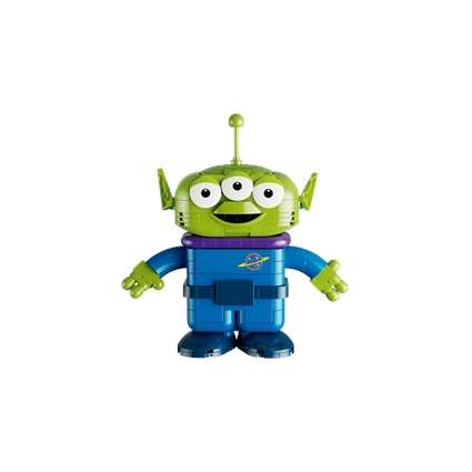 Extraterrestre com Foguetão do Pizza Planet
