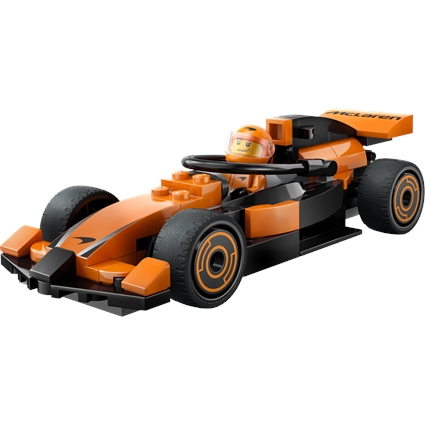 Piloto de F1 com Carro de Corrida McLaren