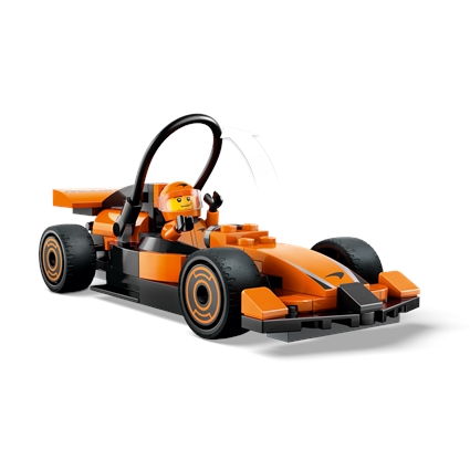 Piloto de F1 com Carro de Corrida McLaren