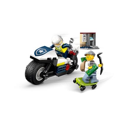 Perseguição com Mota da Polícia