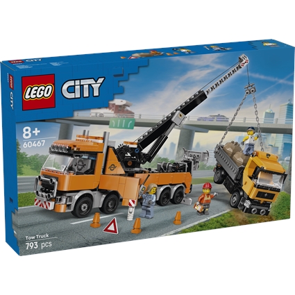 Heavy-Duty Recovery Tow Truck with Crane