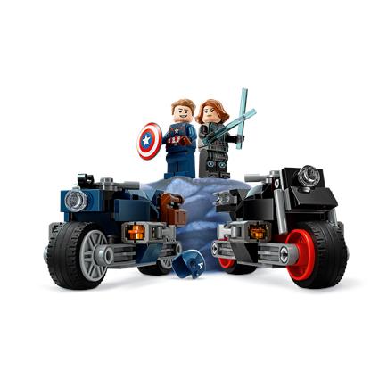 Motos de Black Widow e Captain America