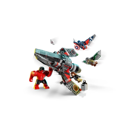 Captain America vs. Red Hulk Battle