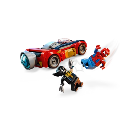 Spider-Man Car vs. Venomized Wolverine