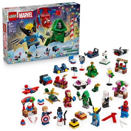 Calendário do Advento 2026: Marvel