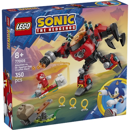 Knuckles vs. Dr. Eggman Egg Crusher Mech
