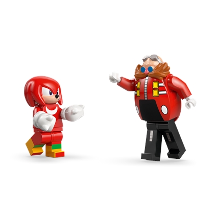 Knuckles vs. Dr. Eggman Egg Crusher Mech