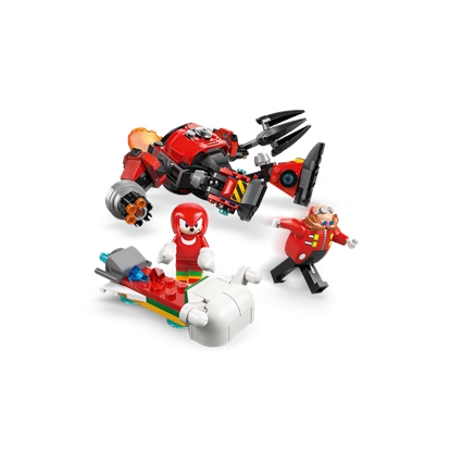Knuckles vs. Dr. Eggman Egg Crusher Mech