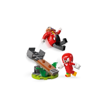 Knuckles vs. Dr. Eggman Egg Crusher Mech