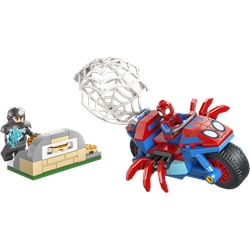 Spidey on his Motorcycle vs. Rhino