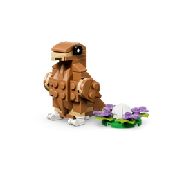 Cute Hamster with a Flower