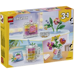 Floral Decor Perfume Bottle