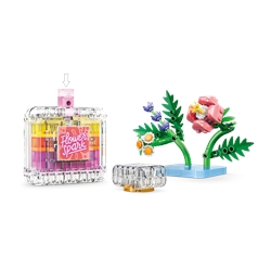 Floral Decor Perfume Bottle