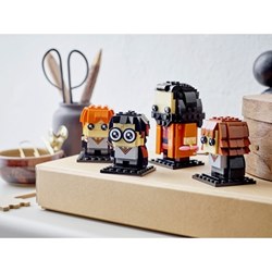 Harry, Hermione, Ron e Hagrid