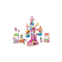 Roda-gigante com Doces e Cupcakes