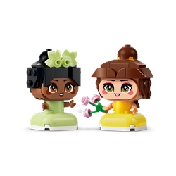 Mini Belle and Tiana with Castle
