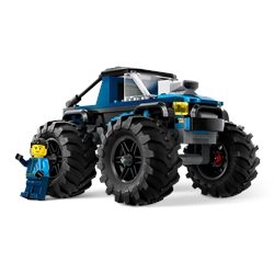 Blue Monster Truck