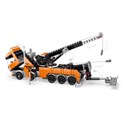 Heavy-Duty Recovery Tow Truck with Crane