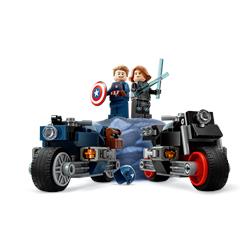 Motos de Black Widow e Captain America